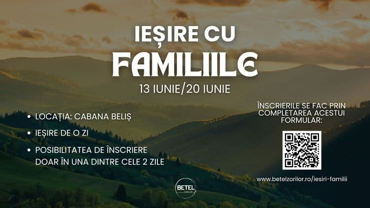 Ieșiri cu familiile la Beliș